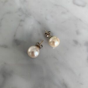 Faux Pearl Earrings